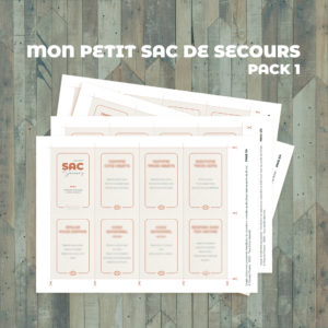 Pack 1 - Mon Petit Sac de Secours