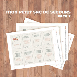 Pack 2 - Mon Petit Sac de Secours
